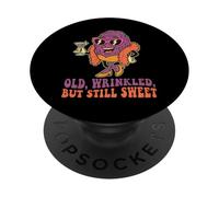 Diseño Divertido de pasas Viejo Arrugado Pero todavía Dulce PopSockets PopGrip Adhesivo