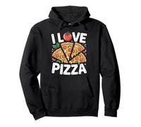 Diseño divertido de rodajas de tomate I Love Pizza Sudadera con Capucha