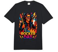 Diseño Divertido de The Rocker Dad para fahers Comfort Colors Adult Heavyweight T-Shirt