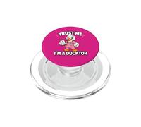 Diseño Divertido de Trust I'm A Ducktor para Mujer Doctora Enfermera PopSockets PopGrip para MagSafe