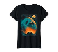 Diseño Divertido del Arte del Vintage Retro de la fantasía Camiseta gráfica económica, Mujer, Negro, S