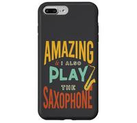 Diseño Divertido del saxofón del saxofón, músico del Jugador del Sax Carcasa para iPhone 7 Plus/8 Plus