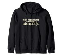 Diseño Divertido Im Not Procrastinating Im Doing Side Quests Sudadera con Capucha