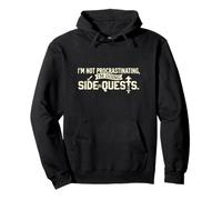 Diseño Divertido Im Not Procrastinating Im Doing Side Quests Sudadera con Capucha