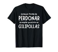 Diseño Divertido La Mejor Forma de Perdonar Humor En Español Camiseta