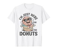 Diseño Divertido para Amantes de Las donas I'm Just Here for The Donuts Camiseta