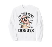 Diseño Divertido para Amantes de Las donas I'm Just Here for The Donuts Sudadera