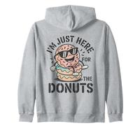 Diseño Divertido para Amantes de Las donas I'm Just Here for The Donuts Sudadera con Capucha