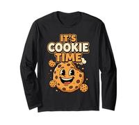 Diseño Divertido para Amantes de Las Galletas, diseño de Humor Manga Larga