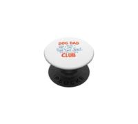 Diseño Divertido para Amantes de los Perros Dog Dad Club PopSockets PopGrip Adhesivo