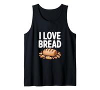 Diseño Divertido para Amantes del Pan I Love Bread Camiseta sin Mangas