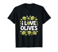 Diseño Divertido para entusiastas de Las Aceitunas I Love Olives Camiseta