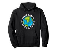Diseño Divertido para Que la Tierra se enfríe de Nuevo contra el Cambio climático Sudadera con Capucha