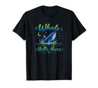 Diseño Divertido y Bonito de Whale Hello There para Amantes de Las Ballenas Camiseta