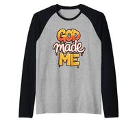 Diseño Divino para Católicos Creencia Cristiana Fe Dios Camiseta Manga Raglan