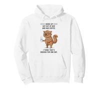 Diseño Dog I Woke Up Got out of Bed and Had Coffee Sudadera con Capucha