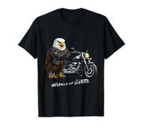 Diseño Eagle Rider Wings of Strength Freedom Camiseta