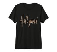 Diseño Elegante Vintage de Hollywood Florida Camiseta Premium