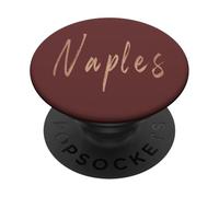 Diseño Elegante Vintage de Nápoles Florida PopSockets PopGrip Adhesivo