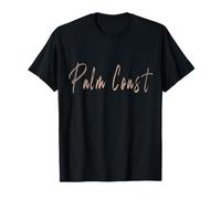 Diseño Elegante Vintage de Palm Coast Florida Camiseta