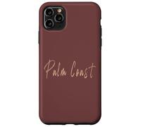 Diseño Elegante Vintage de Palm Coast Florida Carcasa para iPhone 11 Pro MAX