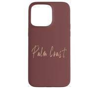 Diseño Elegante Vintage de Palm Coast Florida Carcasa para iPhone 15 Pro MAX