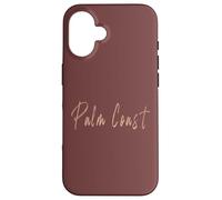 Diseño Elegante Vintage de Palm Coast Florida Carcasa para iPhone 16