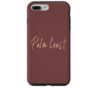 Diseño Elegante Vintage de Palm Coast Florida Carcasa para iPhone 7 Plus/8 Plus