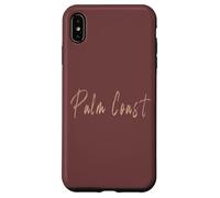 Diseño Elegante Vintage de Palm Coast Florida Carcasa para iPhone XS MAX