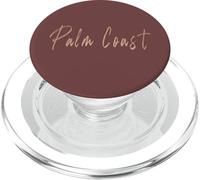 Diseño Elegante Vintage de Palm Coast Florida PopSockets PopGrip para MagSafe