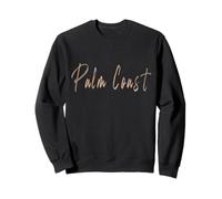 Diseño Elegante Vintage de Palm Coast Florida Sudadera