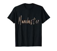 Diseño Elegante Vintage del Manchester Vermont Camiseta