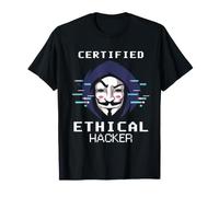 Diseño Encapuchado de Cyber Security Ethical Hacker IT Analyst Camiseta