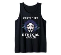 Diseño Encapuchado de Cyber Security Ethical Hacker IT Analyst Camiseta sin Mangas