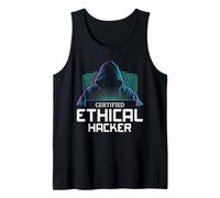 Diseño Encapuchado de Cyber Security Ethical Hacker IT Analyst Camiseta sin Mangas
