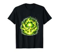 Diseño energético de trébol de Llama Esmeralda Camiseta