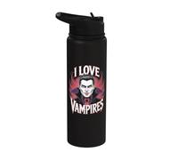 Diseño entusiasta de los vampiros Stainless Steel Insulated Water Bottle
