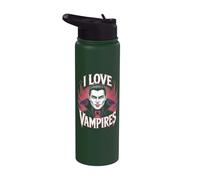 Diseño entusiasta de los vampiros Stainless Steel Insulated Water Bottle
