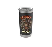 Diseño envejecido de rocas científicas para profesores y científicos Vaso térmico de acero inoxidable de doble pared