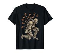 Diseño épico de Caballero Medieval para la Historia de la Feria renacentista Camiseta