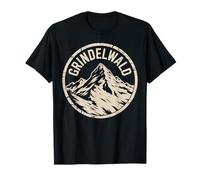 Diseño escénico de Grindelwald Winter Ski City Travel Camiseta