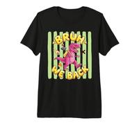 Diseño Escolar de Dinosaurios T-Rex de Bruh We Back Gamer Camiseta Premium
