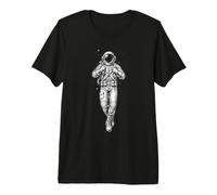 Diseño Espacial de Astronauta Flotante - Explorador cósmico Vintage Camiseta Premium