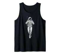 Diseño Espacial de Astronauta Flotante - Explorador cósmico Vintage Camiseta sin Mangas