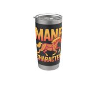 Diseño estampado de Mane Character Horse Trainer Vaso térmico de acero inoxidable de doble pared