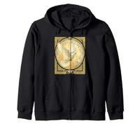 Diseño estético Art Nouveau Paloma de Navidad Sudadera con Capucha