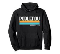 Diseño estilo ochentas Poblenou Barcelona Sudadera con Capucha
