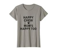 Diseño Familiar Happy Too Heart de Happy Crew Mom'S Camiseta