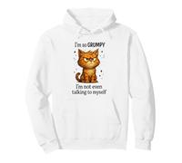 Diseño felino de Gato Enojado no Hablando Conmigo Mismo Sudadera con Capucha