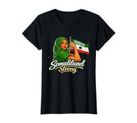 Diseño Femenino de Somalilandia Strong Flag Pride Camiseta